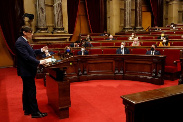 salvador illa pere aragones parlament - efe