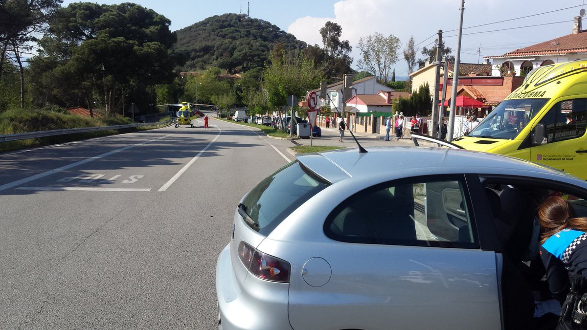 Muere un motorista al chocar contra un coche en el Vallès Oriental