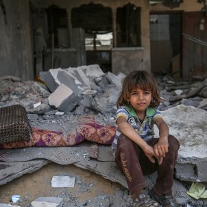 efe palestina gaza nen destruccio atac israel alto el foc