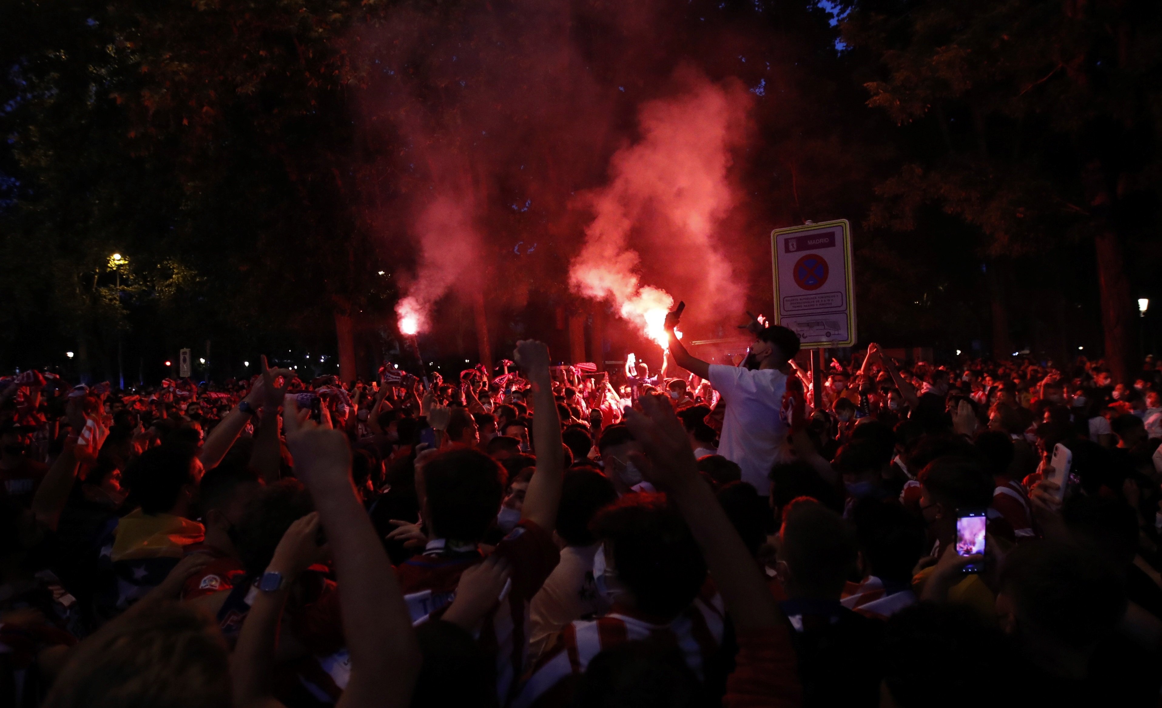 Mor un jove aficionat de l'Atlètic de Madrid durant la celebració de la Lliga