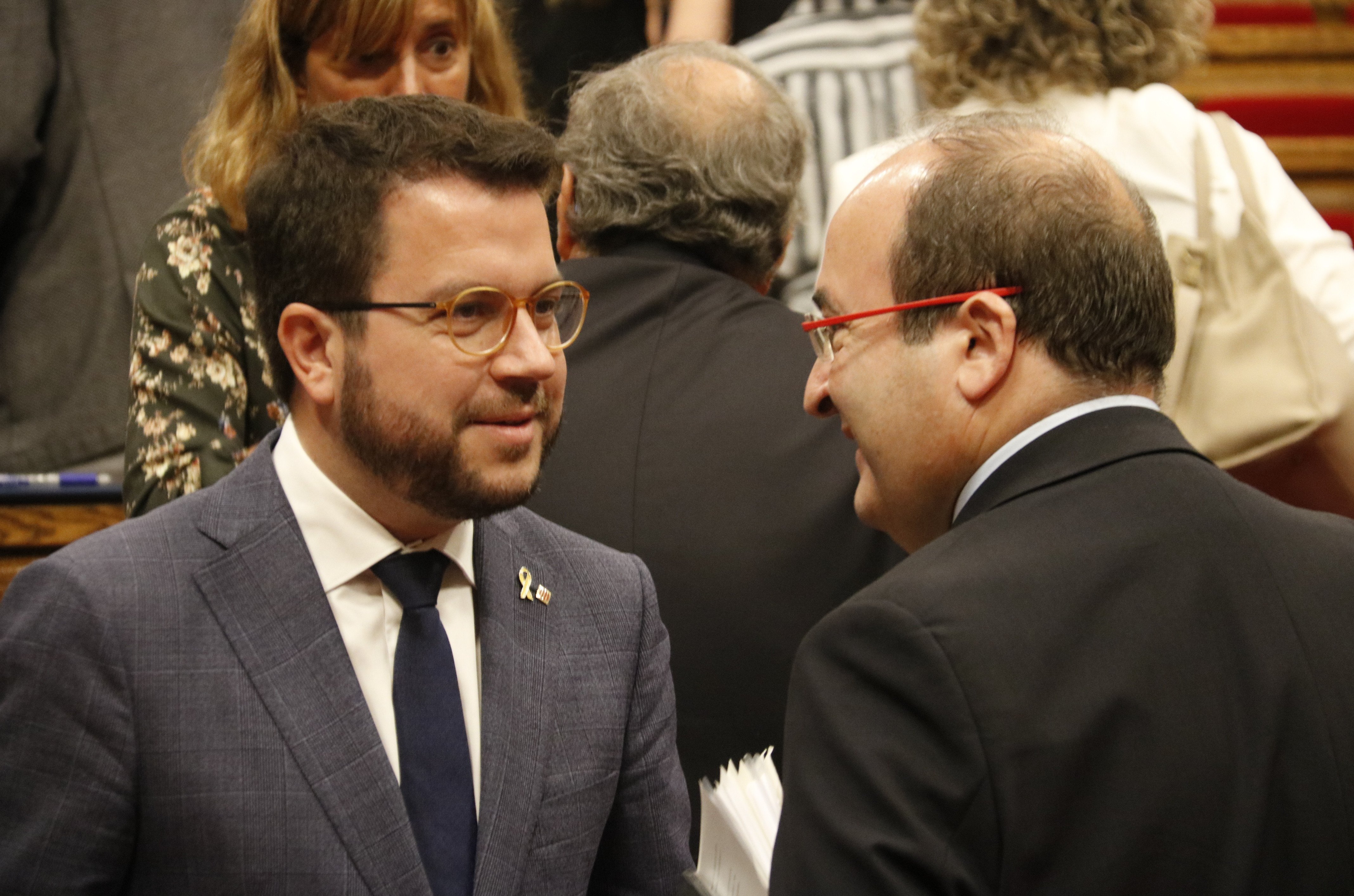 Iceta representará el Gobierno en la toma de posesión de Aragonès