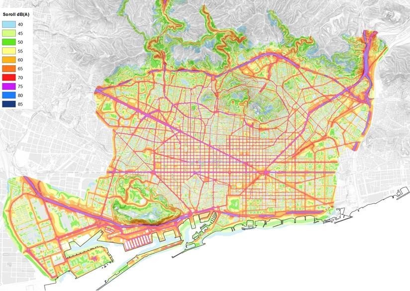 mapa soroll bcn mapa soroll bcn