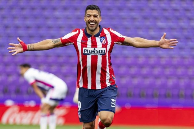 Luis Suarez celebracion gol Valladolid Atletico Europa Press