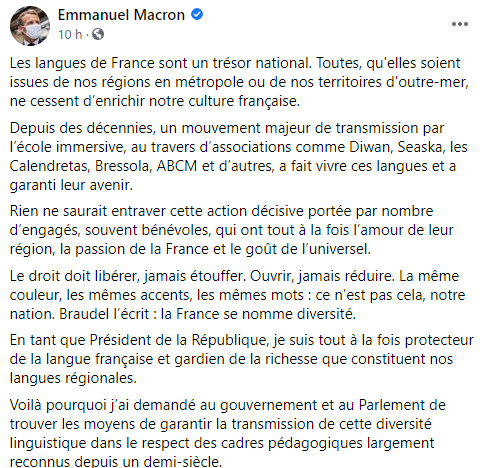 TUIT Macron