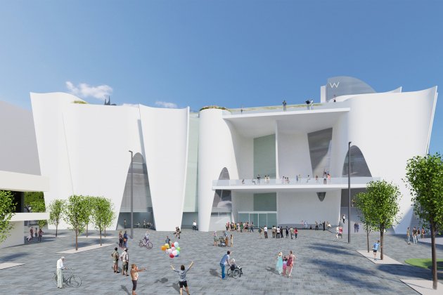 Hermitage Barcelona 2 Render (c) Toyo Ito & Associates, Architects