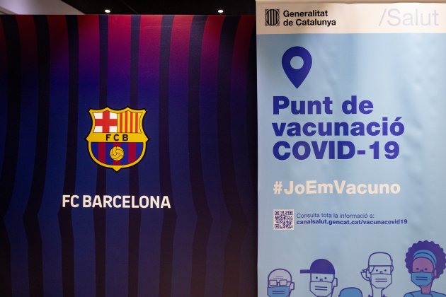 Barca vacunacion coronavirus Camp Nou FC Barcelona