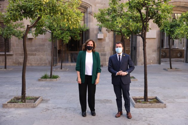 Ada Colau i Pere Aragonès - Sergi Alcazar