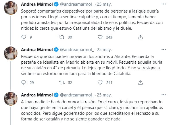 Andrea Mármol tuit 1