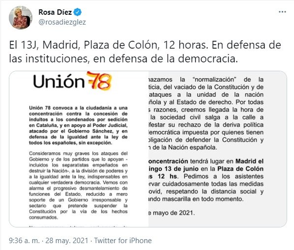 Rosa Díez TUIT