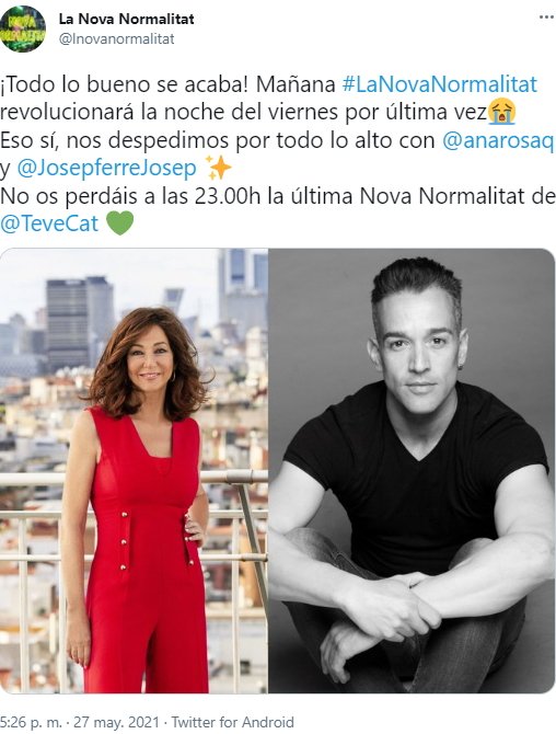 La Nova Normalitat Ana Rosa Quintana