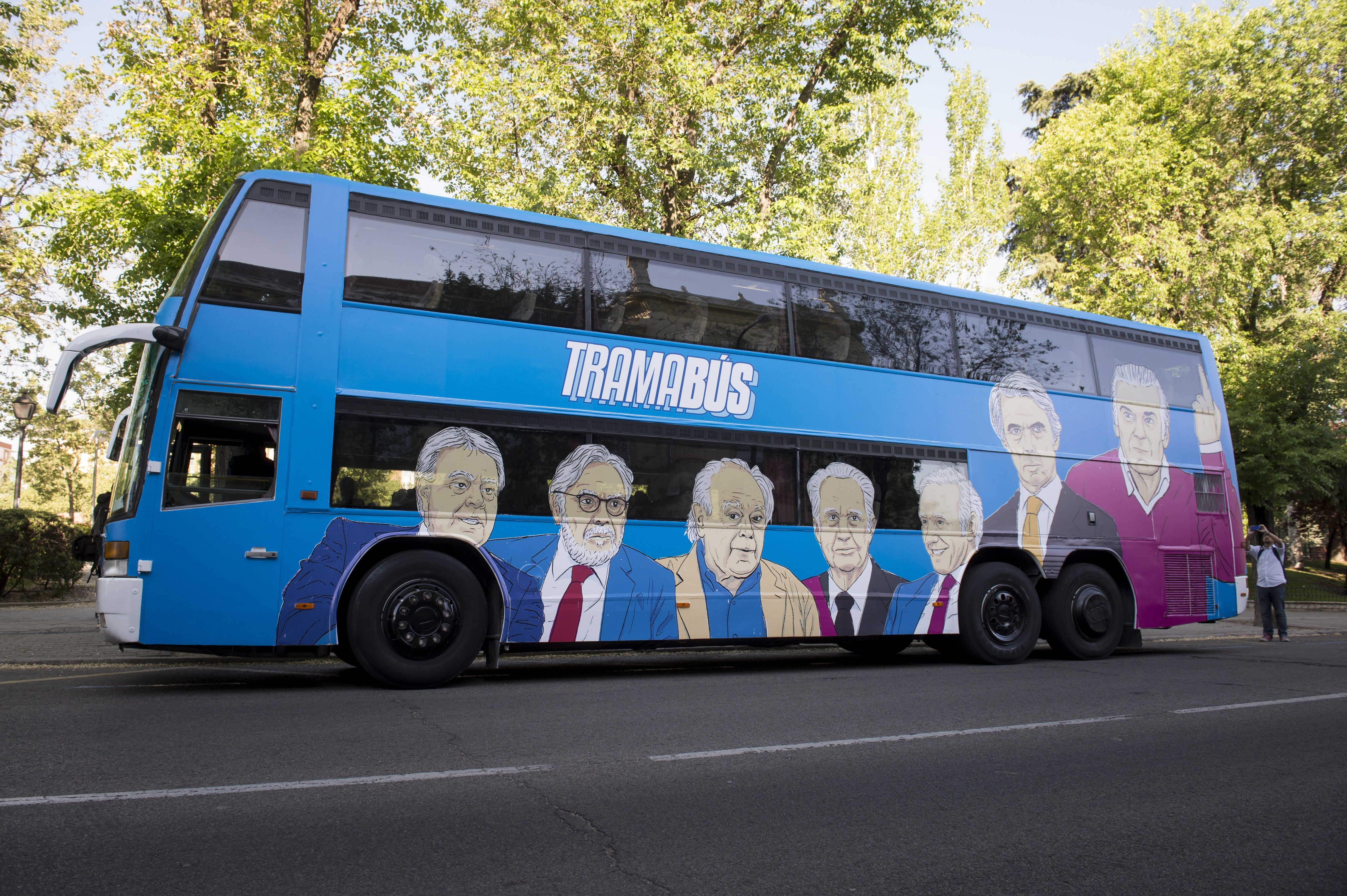Podemos pone en marcha el 'Tramabús' para denunciar las relaciones de poder en España