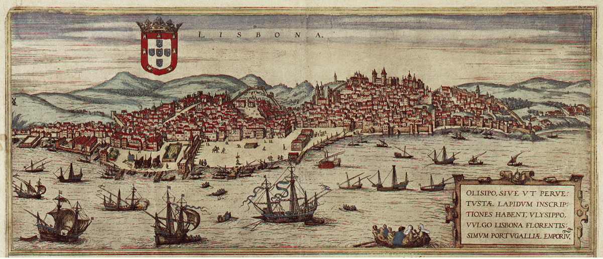 Lisboa (siglo XVI). Fuente Universidad Cardenal Cervantes