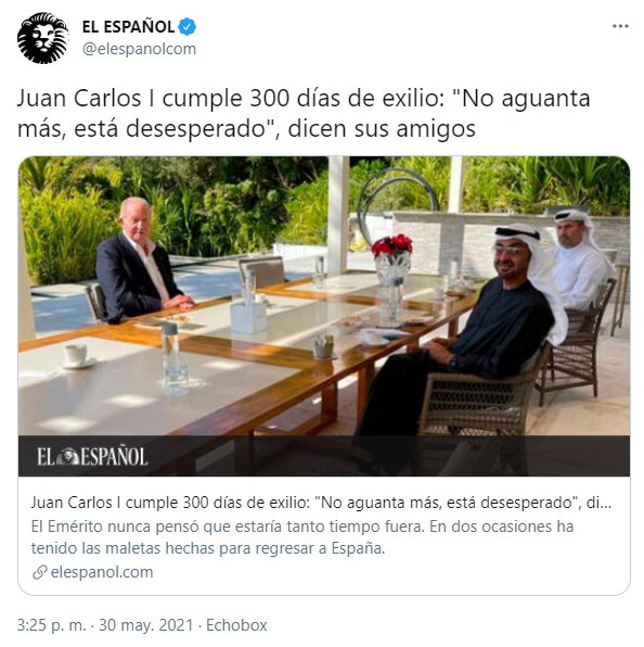 tuit El Español Juan Carlos