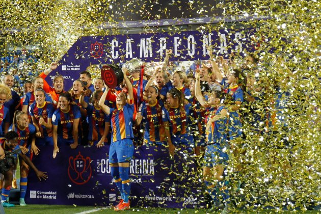 Barca femenino triplete Copa de la Reina Europa Press