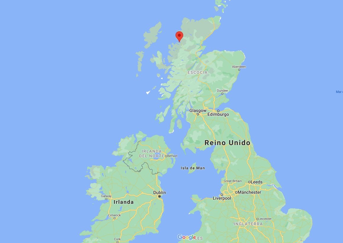 Isla Martin Escocia Google Maps captura