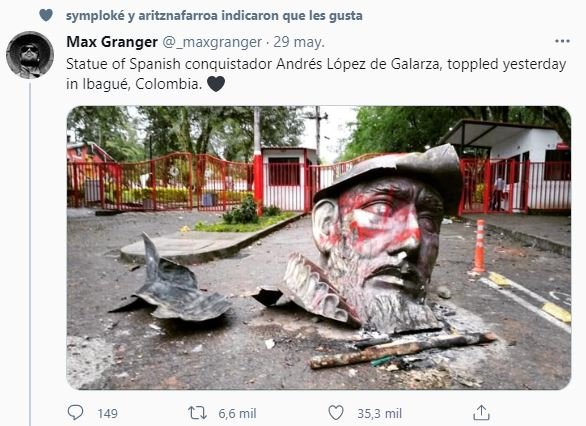 estatuacolonizadorColombiatirada