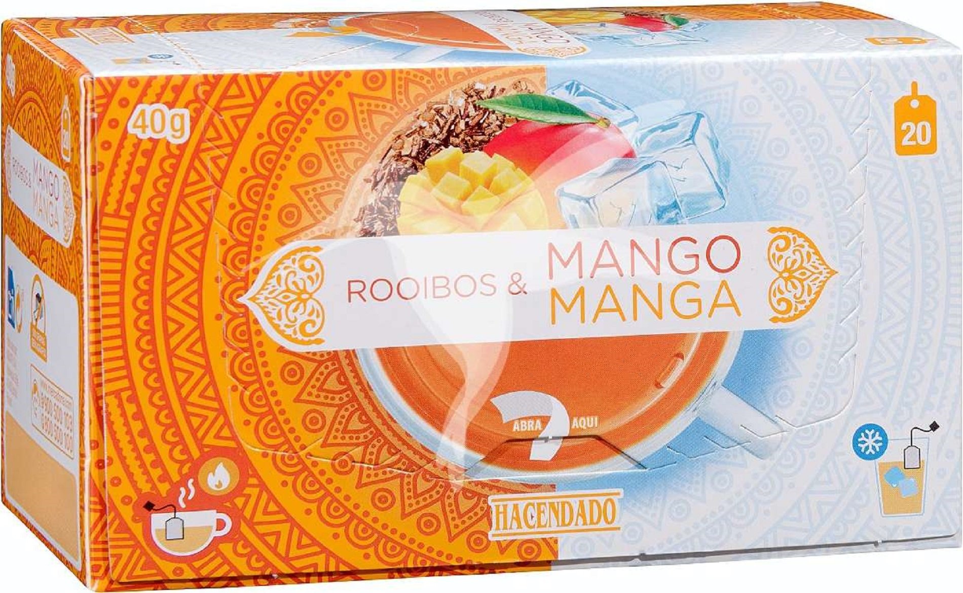 Infusión de roibos y mango / Mercadona