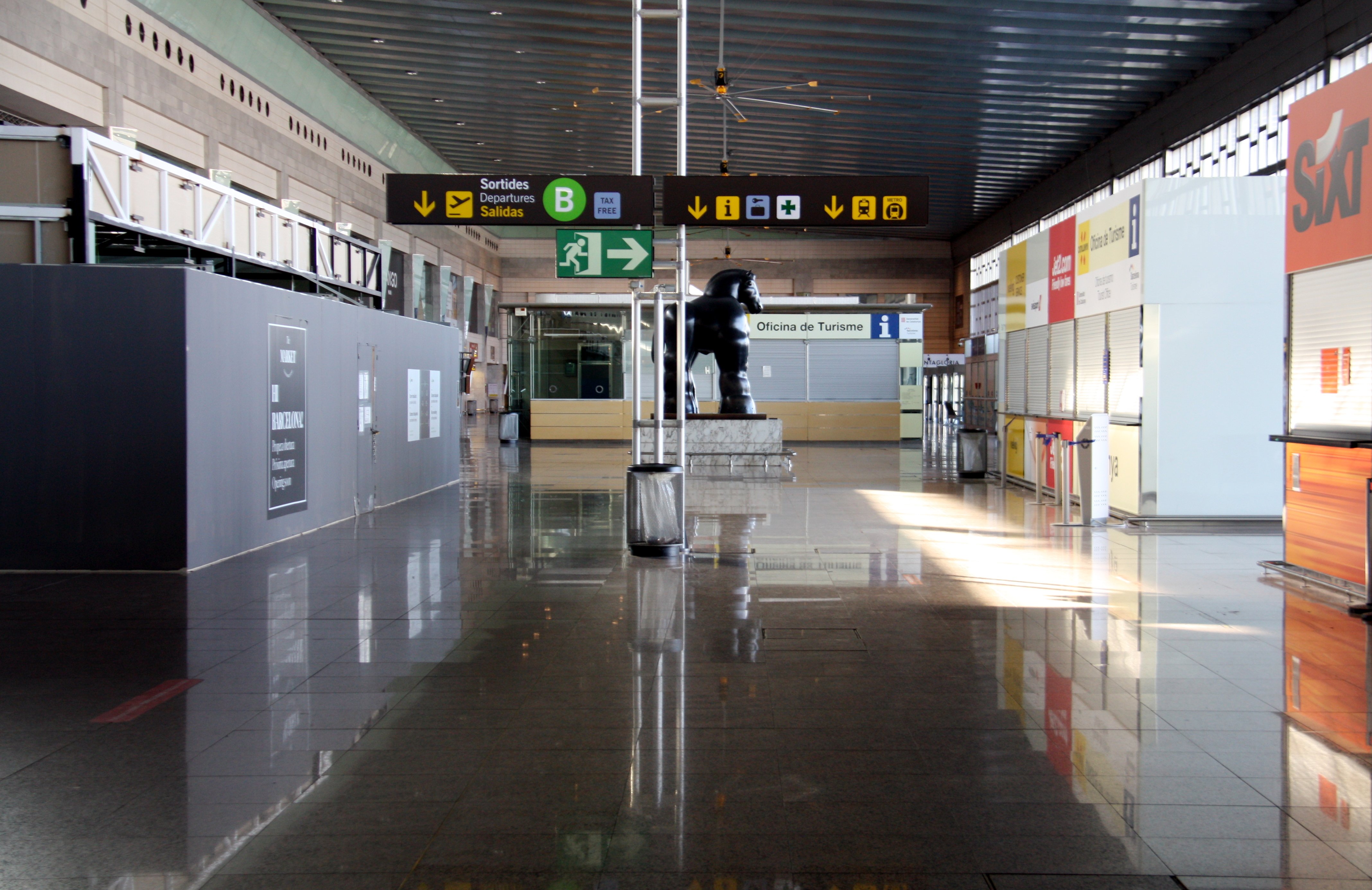 La Terminal 2 del aeropuert del Prat reabrirá a partir del 15 de junio