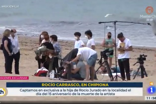 Chipona playa equipo docu Rocío Carrasco RTVE.es