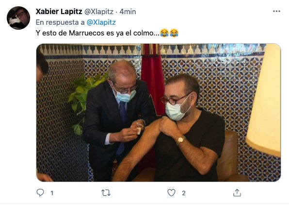 tuit Xabier Lapitz rey Marruecos