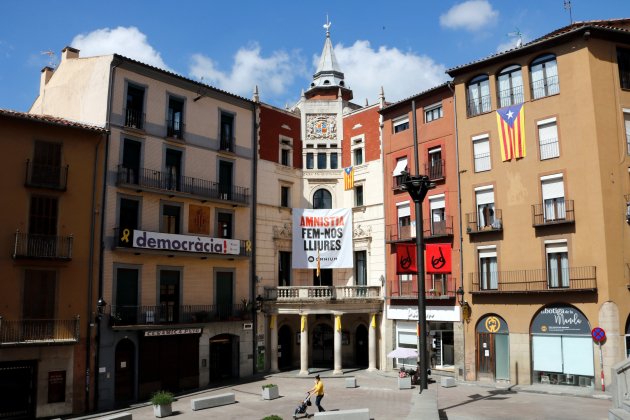 Plano general de la plaça de Sant Pere de Berga, epicentro de Patum / ACN