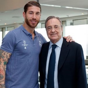 Sergio Ramos Florentino Perez Foto Real Madrid