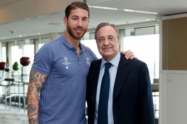 Sergio Ramos Florentino Perez Foto Reial Madrid