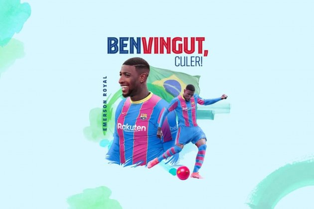 Emerson Royal fotomontaje Barca FC Barcelona