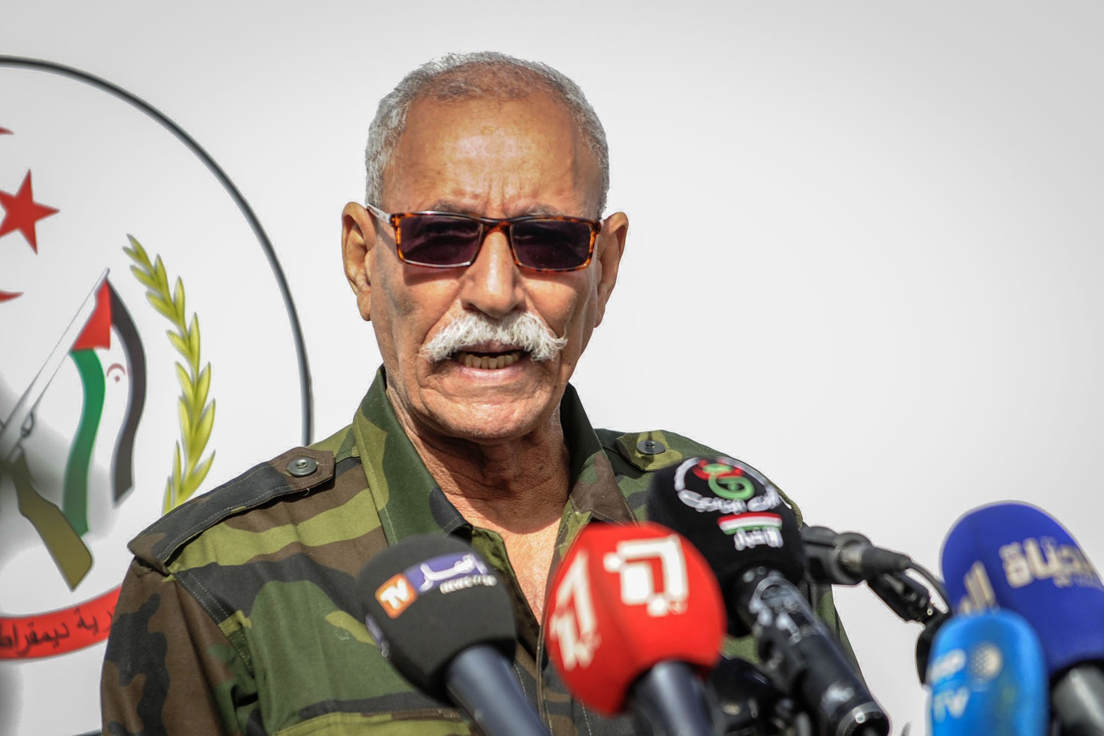 El líder del Frente Polisario, Brahim Ghali, ya está en Argelia