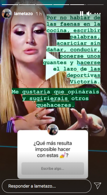 Perfil de Instagram de Mercedes Milá