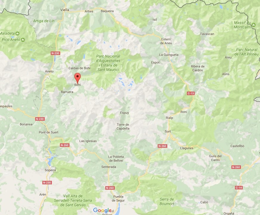 Dos motoristas mueren en un choque contra dos turismos en la Vall de Boí