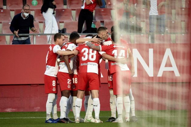 Celebracion gol Girona playoff EFE