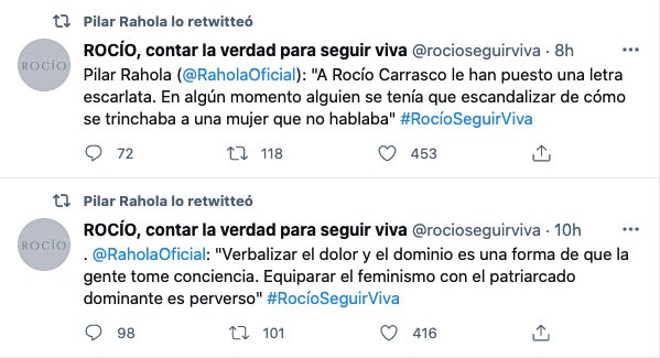 Pilar Rahola debate Rocío Carrasco