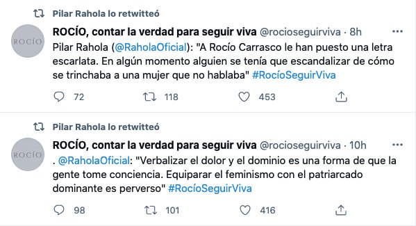 Pilar Rahola debat Rocío Carrasco