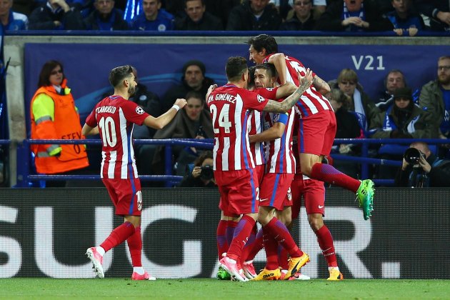 Atlético de Madrid piña Champions League Efe