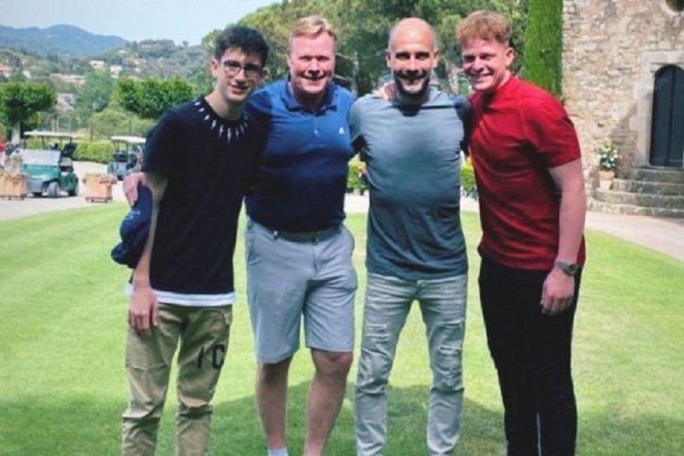 Koeman Guardiola Golf / Instagram @ronaldkoeman