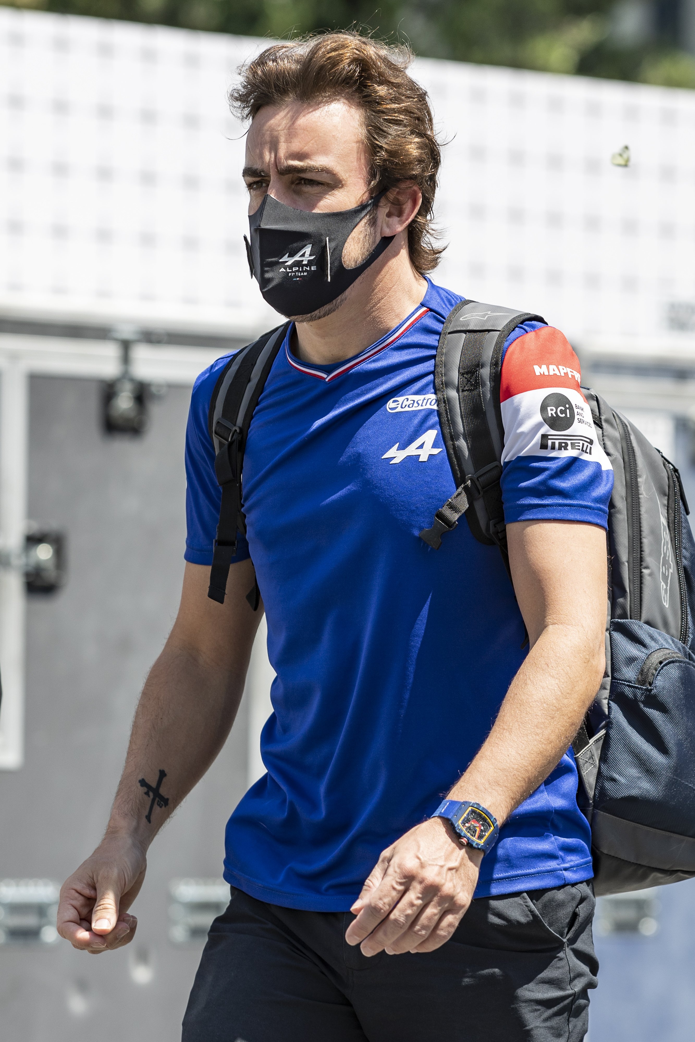 Fernando Alonso durante un Gran Premio