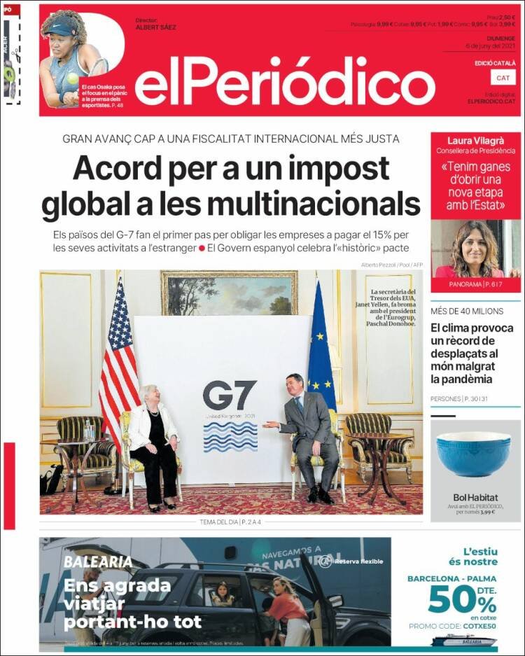 portada 6 junio EL PERIODICO