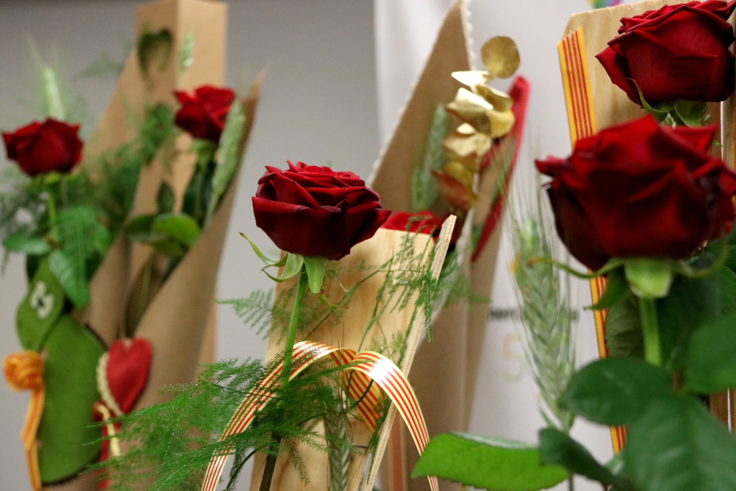 Un Sant Jordi de cuatro días compensará la bajada de venta de rosas del domingo
