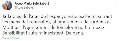Sardana Josep Maria Solé Sabaté TUIT