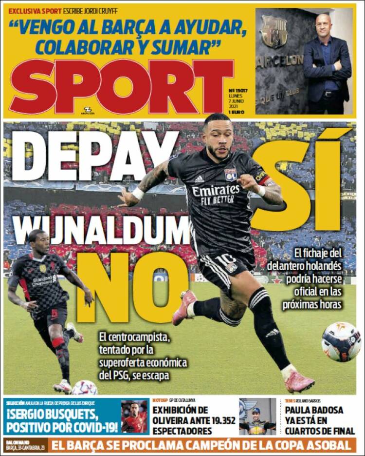 Sport Portada 07 07 2021