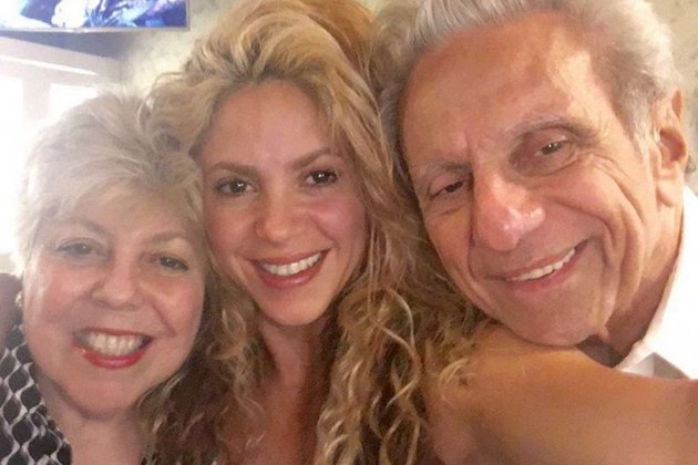 padres shakira instagram