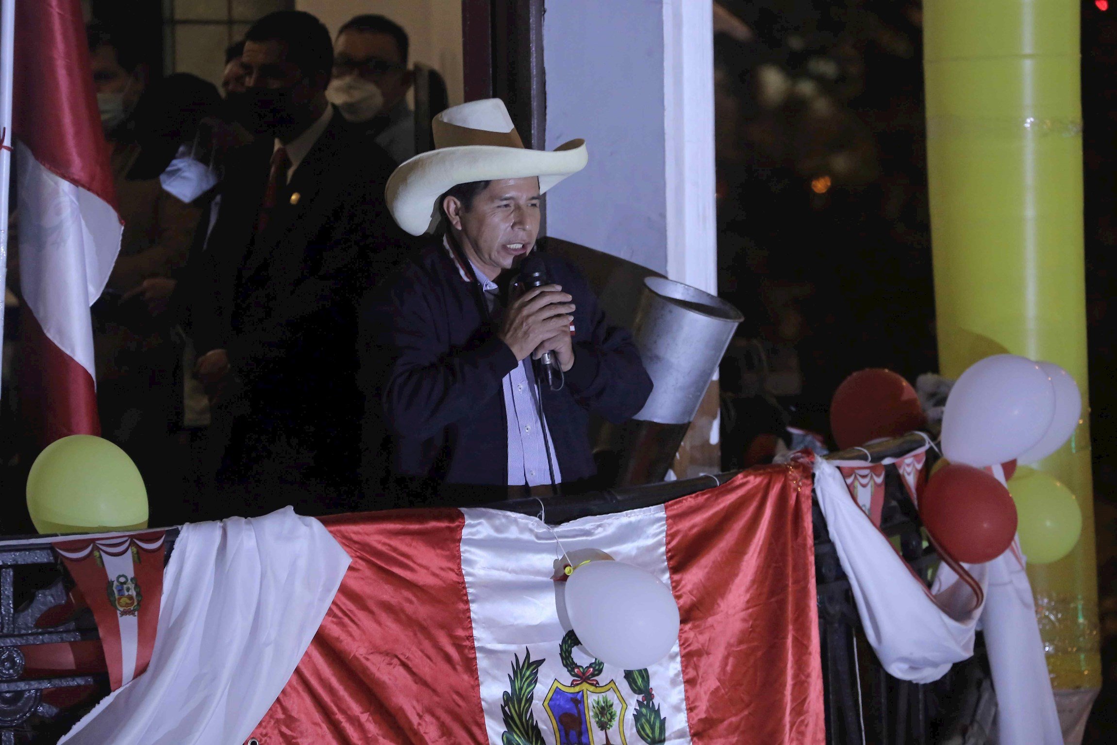 Pedro Castillo, a punto de ganar las elecciones de Perú