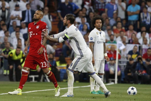 Bayern Munich Madrid Sergio Ramos Arturo Vidal EFE