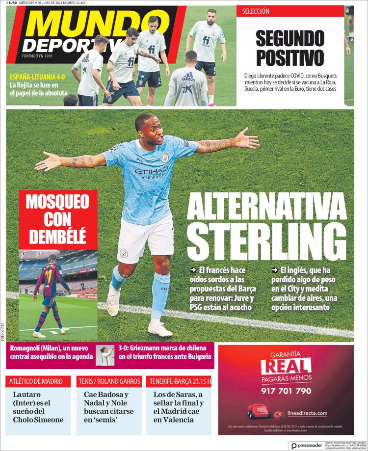 Mundo Deportivo Llevada|Traída 09 06 2021