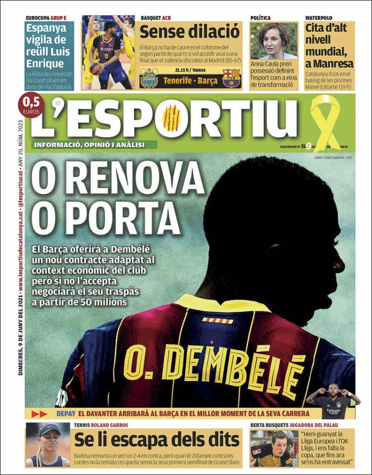El Deportivo Portada 09 06 2021