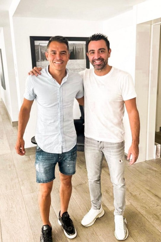 xavi hernandez javier saviola Instagram