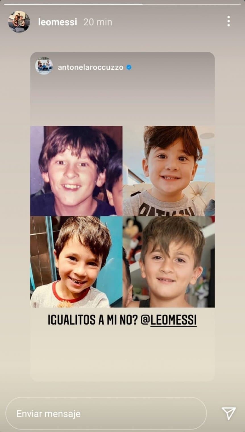Leo Messi Instagram hijos @leomessi