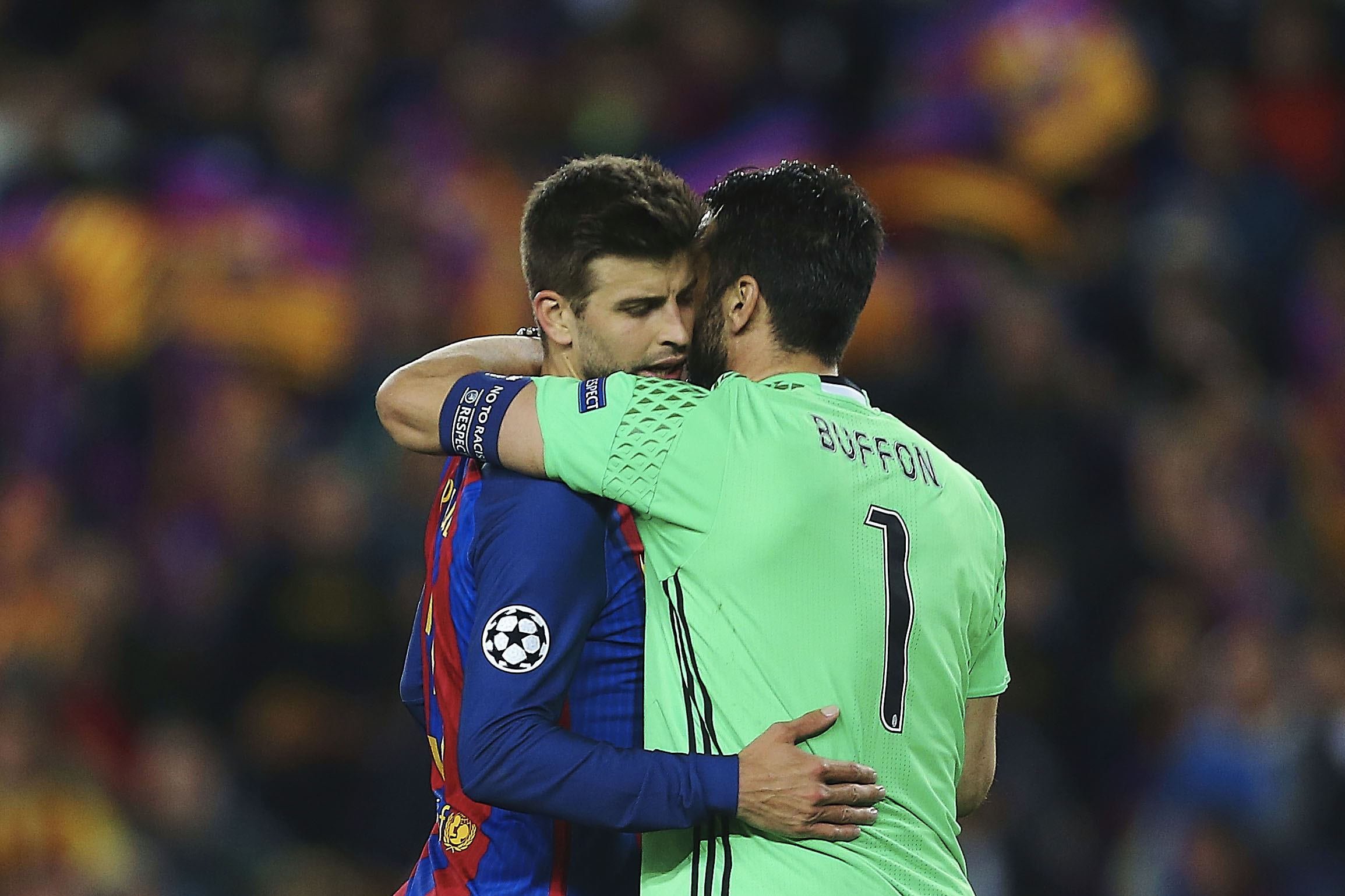 Piqué, orgulloso de la afición del Barça