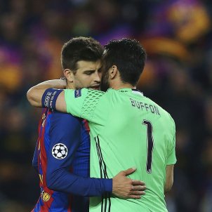 Piqué Buffon Champions EFE Piqué Buffon Champions EFE